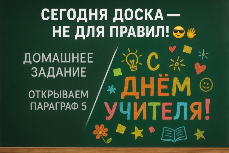 Внимание! Акция к Дню учителя
