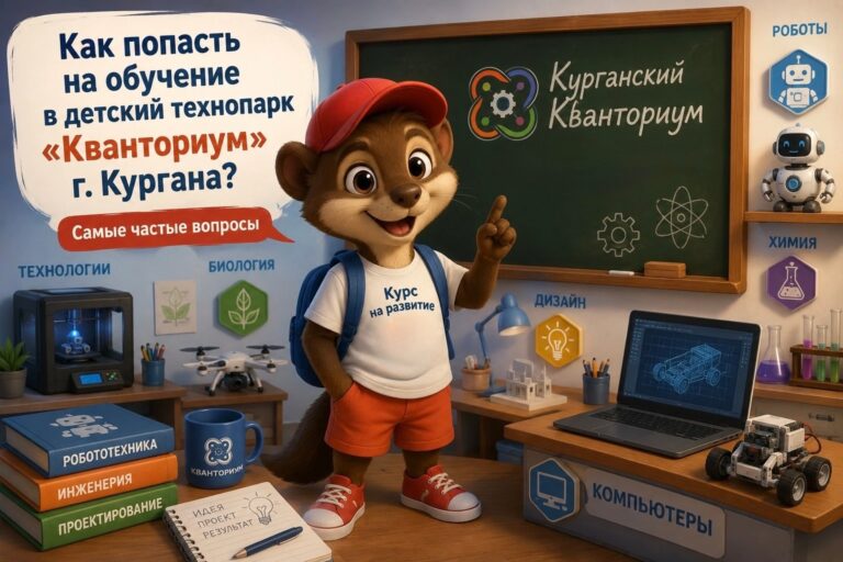 Курганский «Кванториум» открывает запись на программы нового учебного года