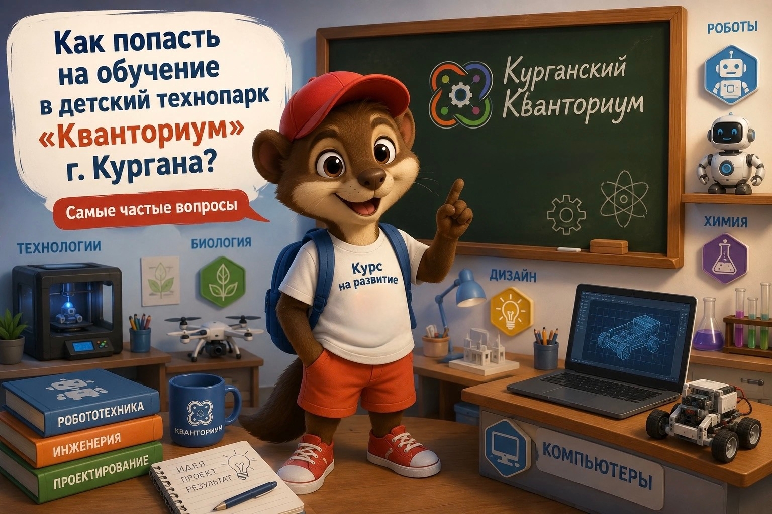 Курганский «Кванториум» открывает запись на программы нового учебного года